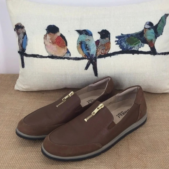 Vaneli Women’s Sport Quaver Brown Leather Slip-On Wesley Loafer Size 8N - Picture 4 of 11